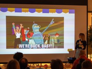 Claudia introducing the new Fronteers Belgium team!